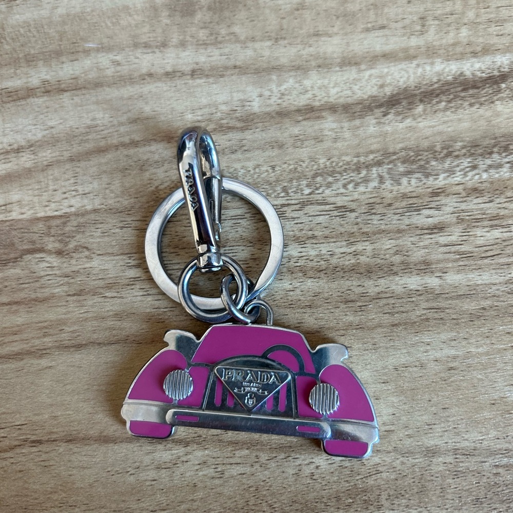 Prada key chain / bag charm limited edition Pink Car